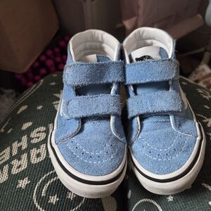 Kids Blue Suede Shoes